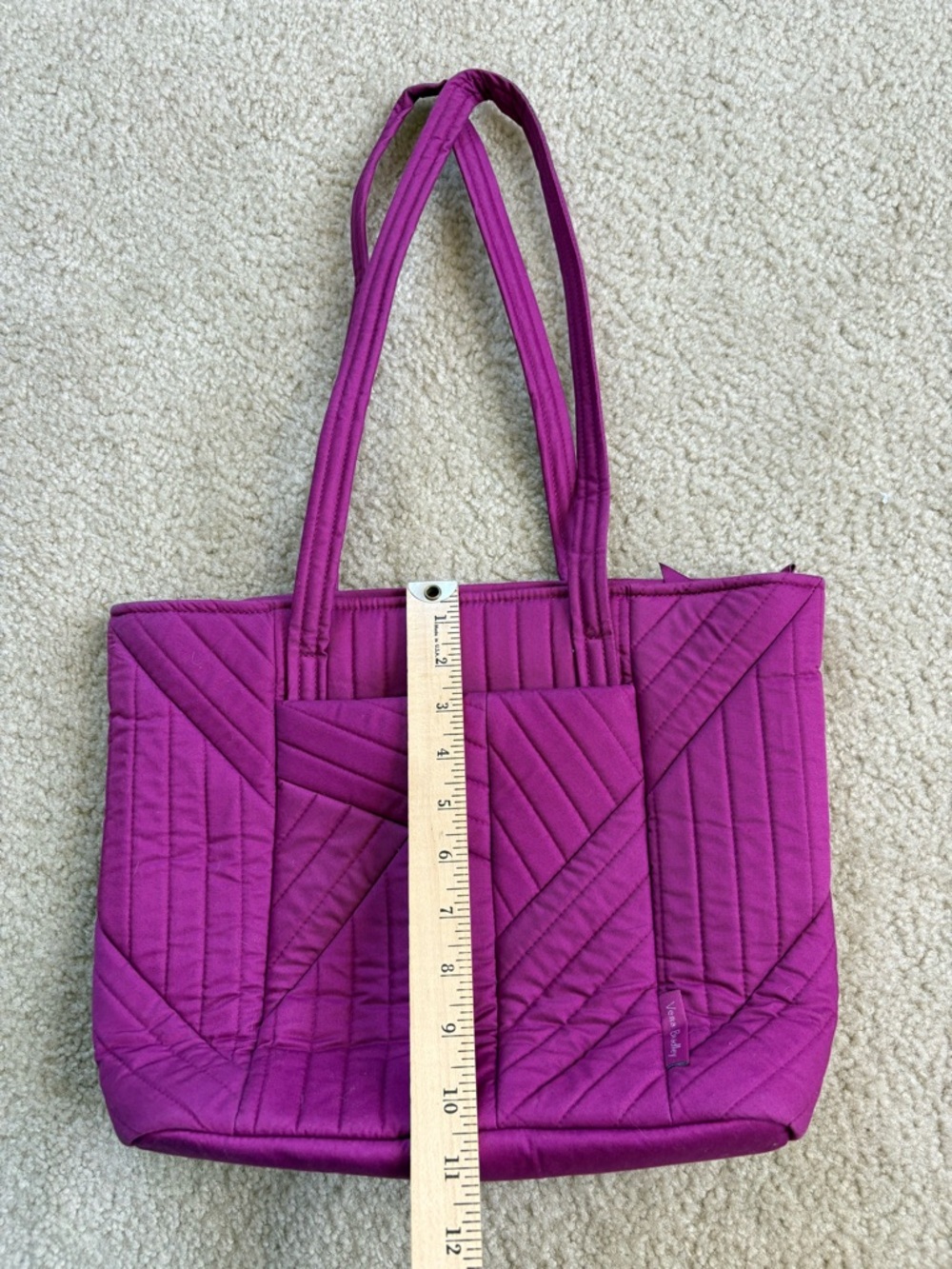Vera Bradley Small Vera Quilted Tote Bag - Picture 3 of 12